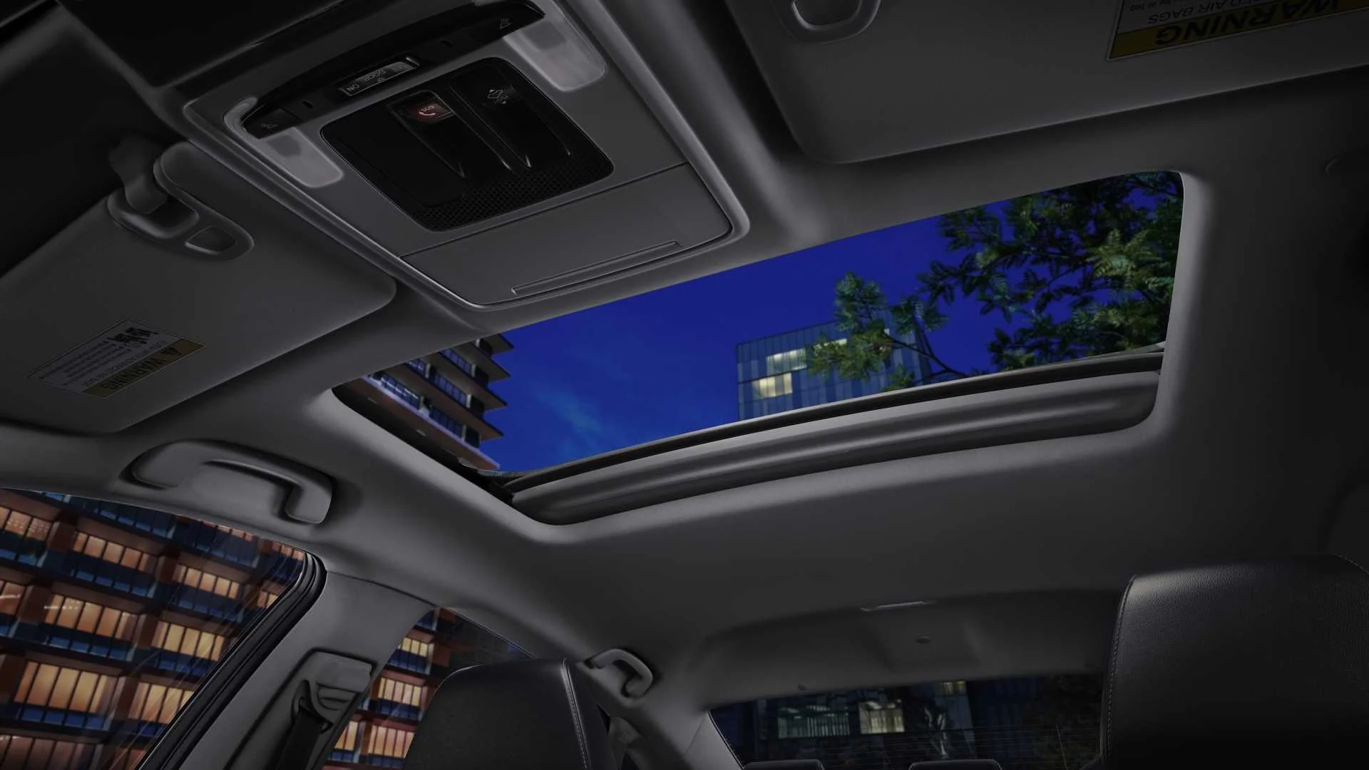Shot of the sunroof in a 2023 Honda Accord Touring