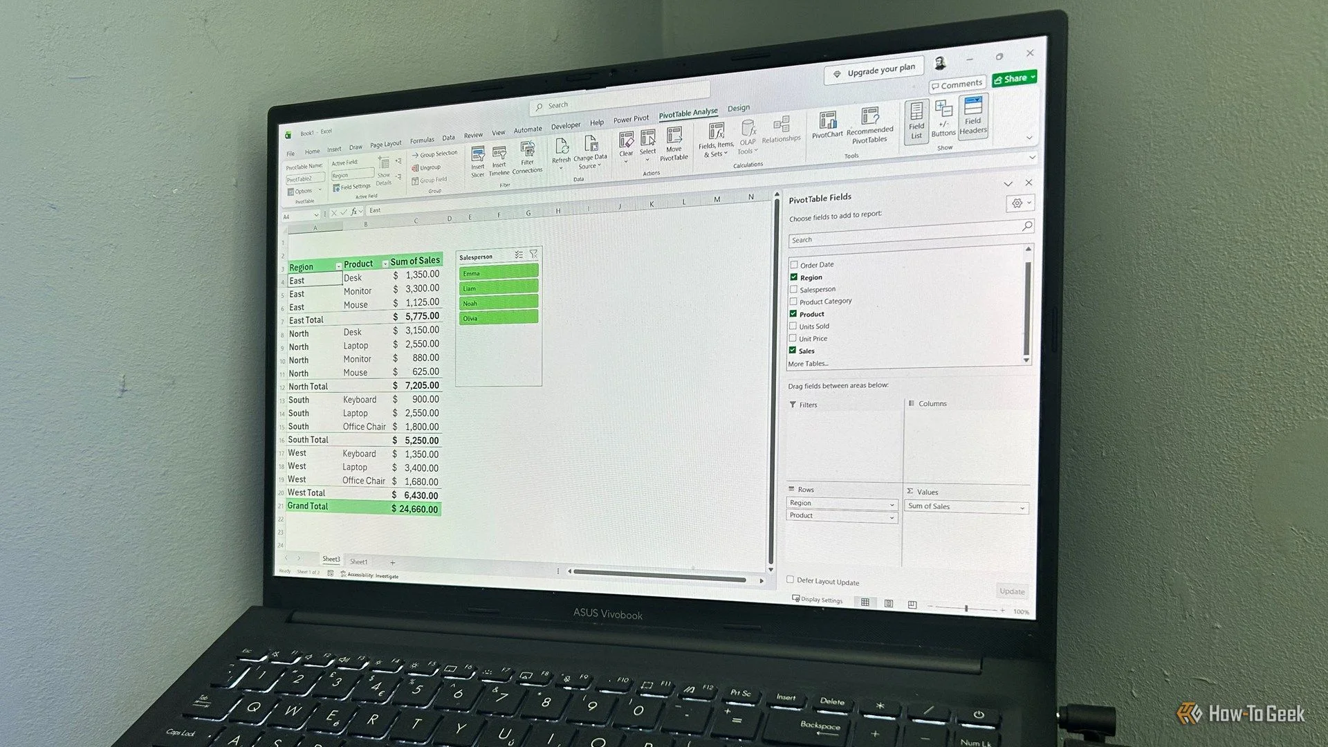 How to create and use PivotTables in Microsoft Excel