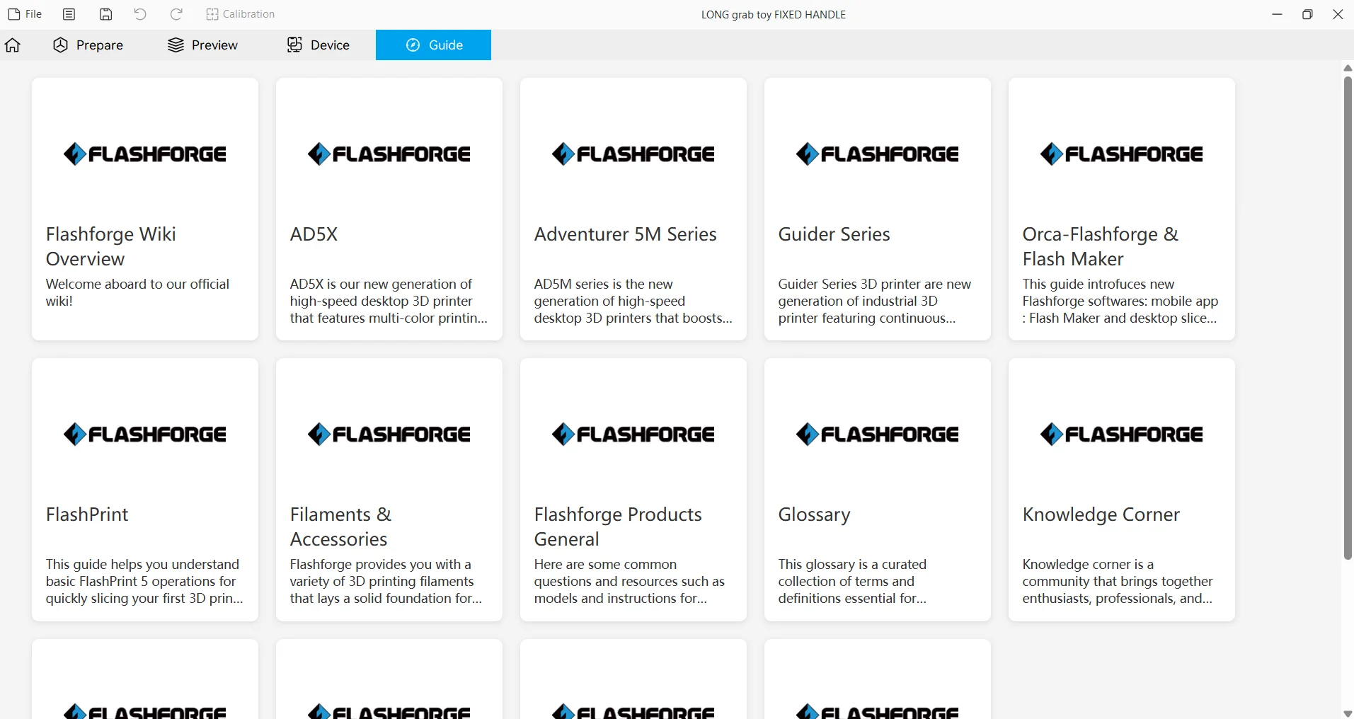 Flashforge Creator 5