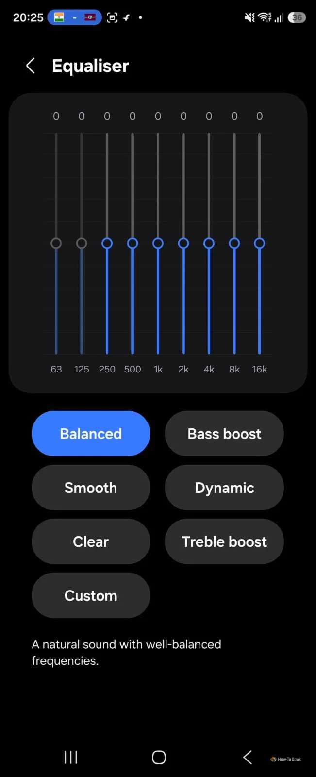 Blananced equalizer