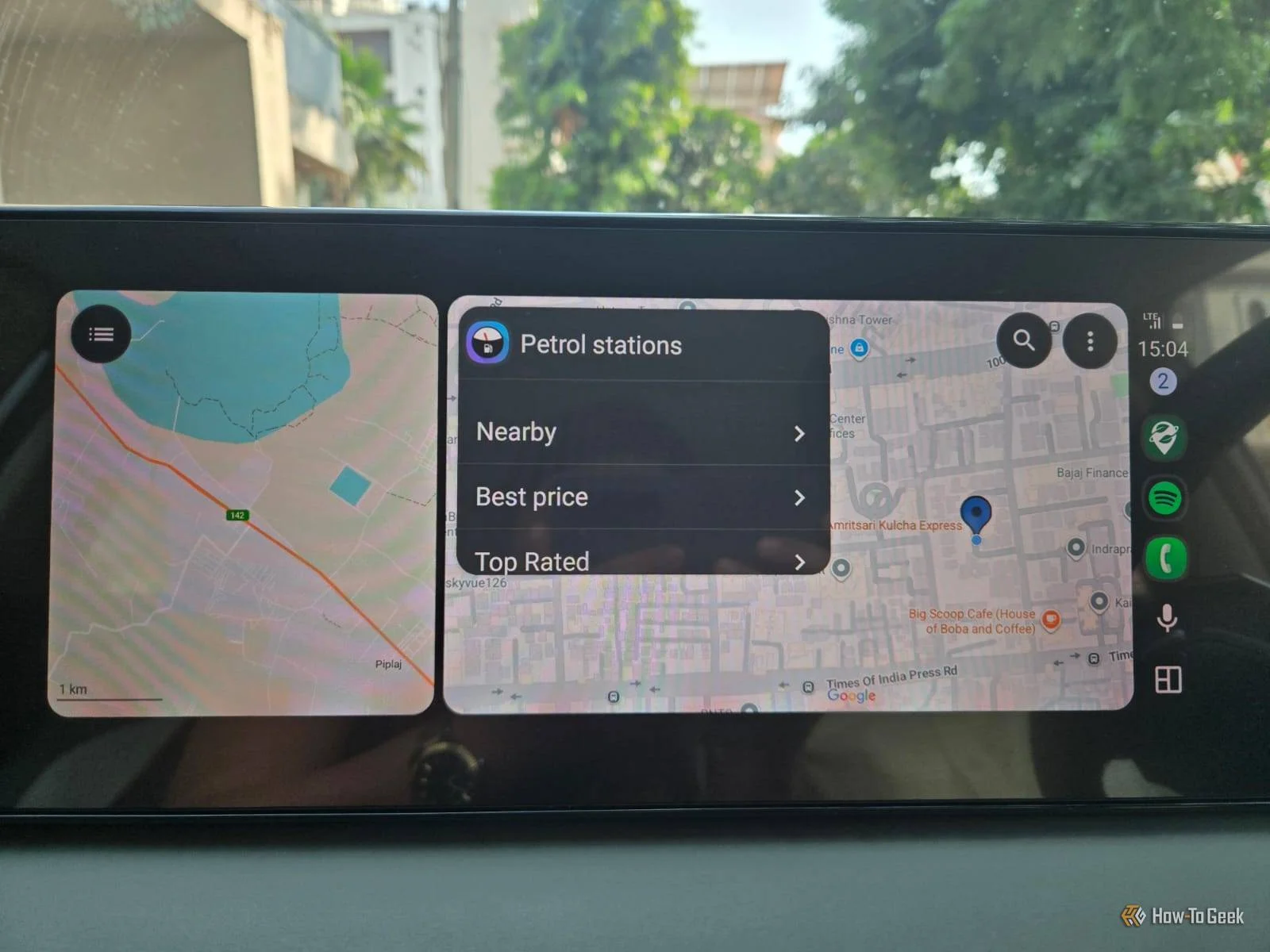 Fuelio app on Android Auto