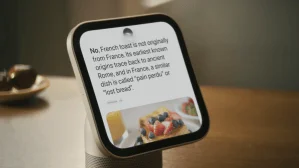 A screenshot from Apple’s HomeView launch video